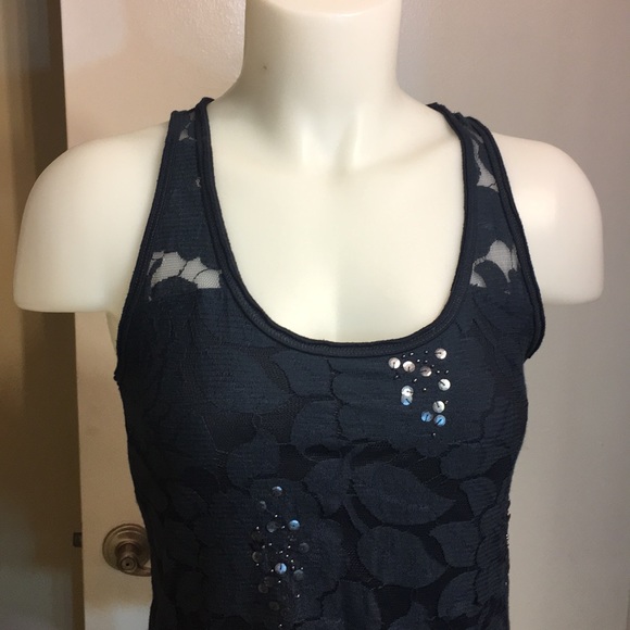 Like new Gilly Hicks dressy lace tank top - Picture 6 of 8